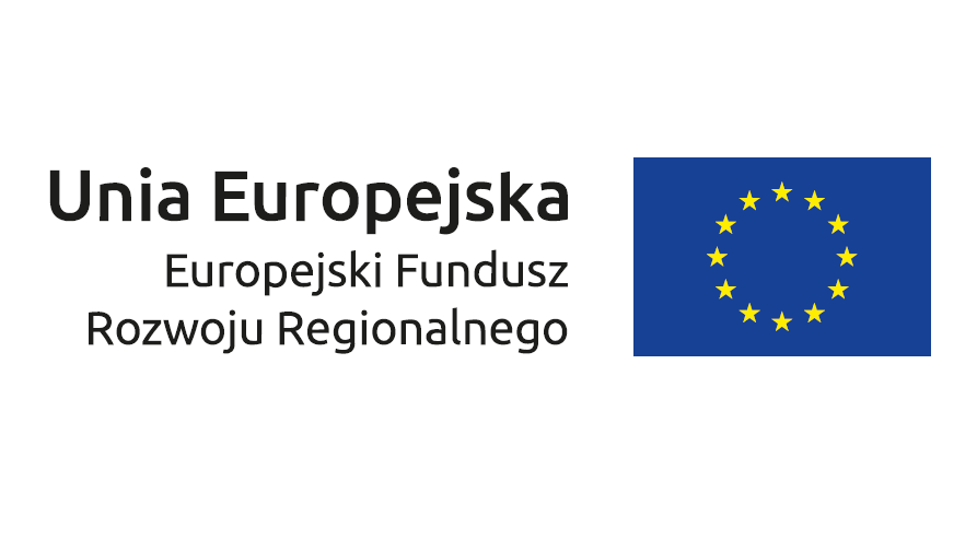 Logotyp Unii Europejskiej - Europejski Fundusz Rozwoju Regionalnego